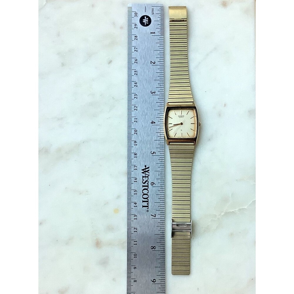 Vintage Casio Men Analog Quartz 317 MQ-301G Dress Watch Japan M Needs Battery - Picture 9 of 10